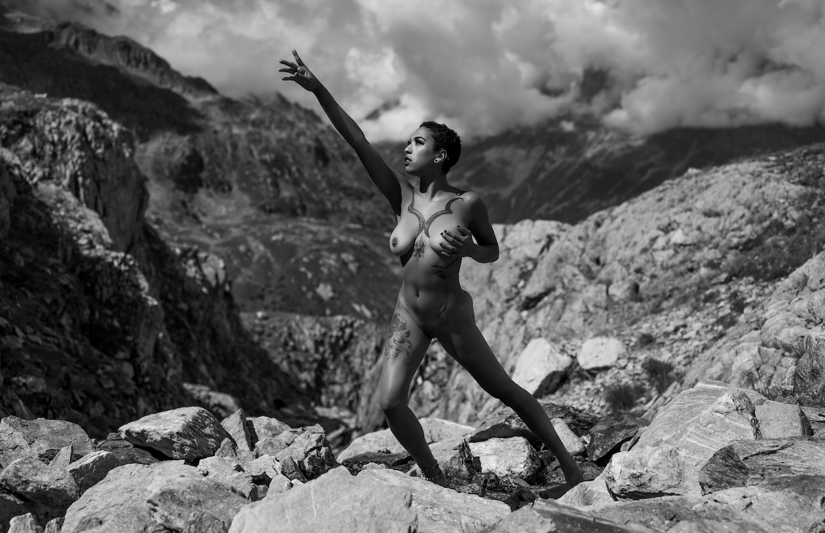 An African Girl in The Swiss Alps - 3N0 PHOTOGRAPHY Image 8